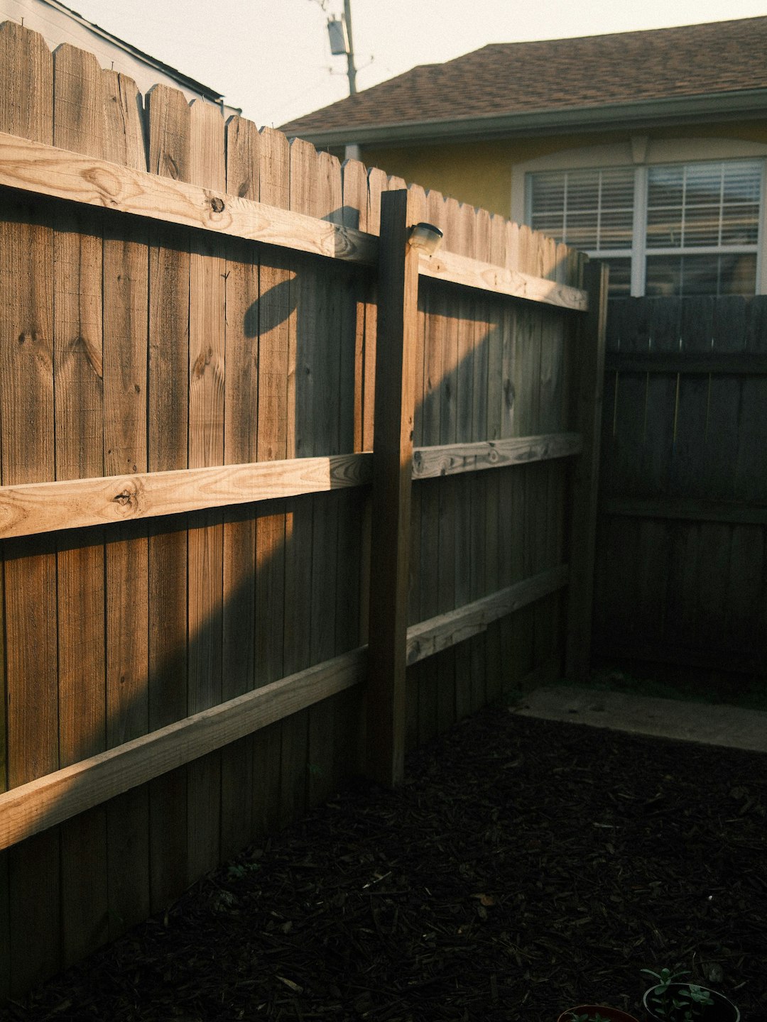 After: Cedar Privacy Fence — Travis Heights
